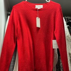 100% Cashmere Red Sweater